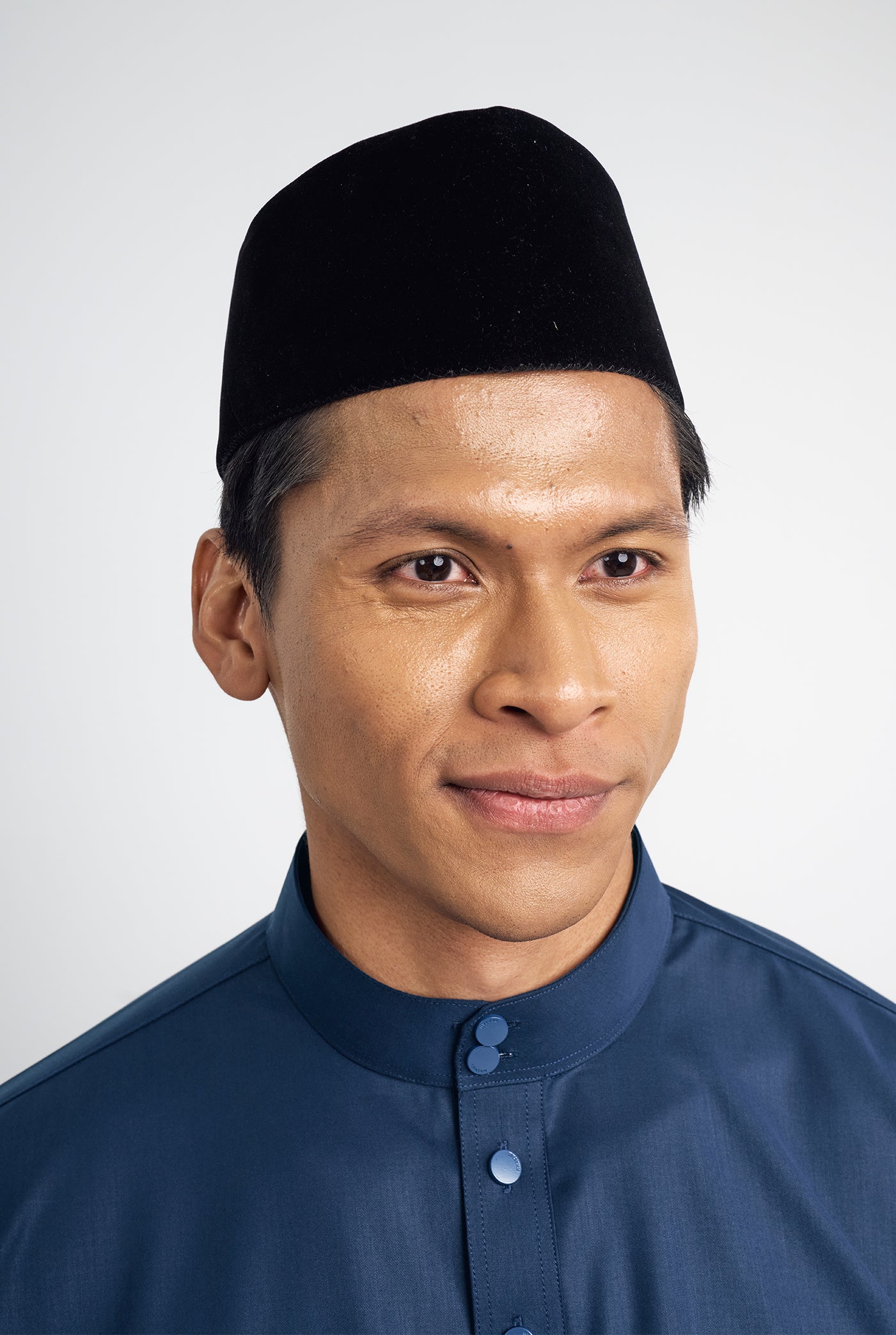 Patawali Classic Fit Baju Melayu Cekak Musang - Royal Blue