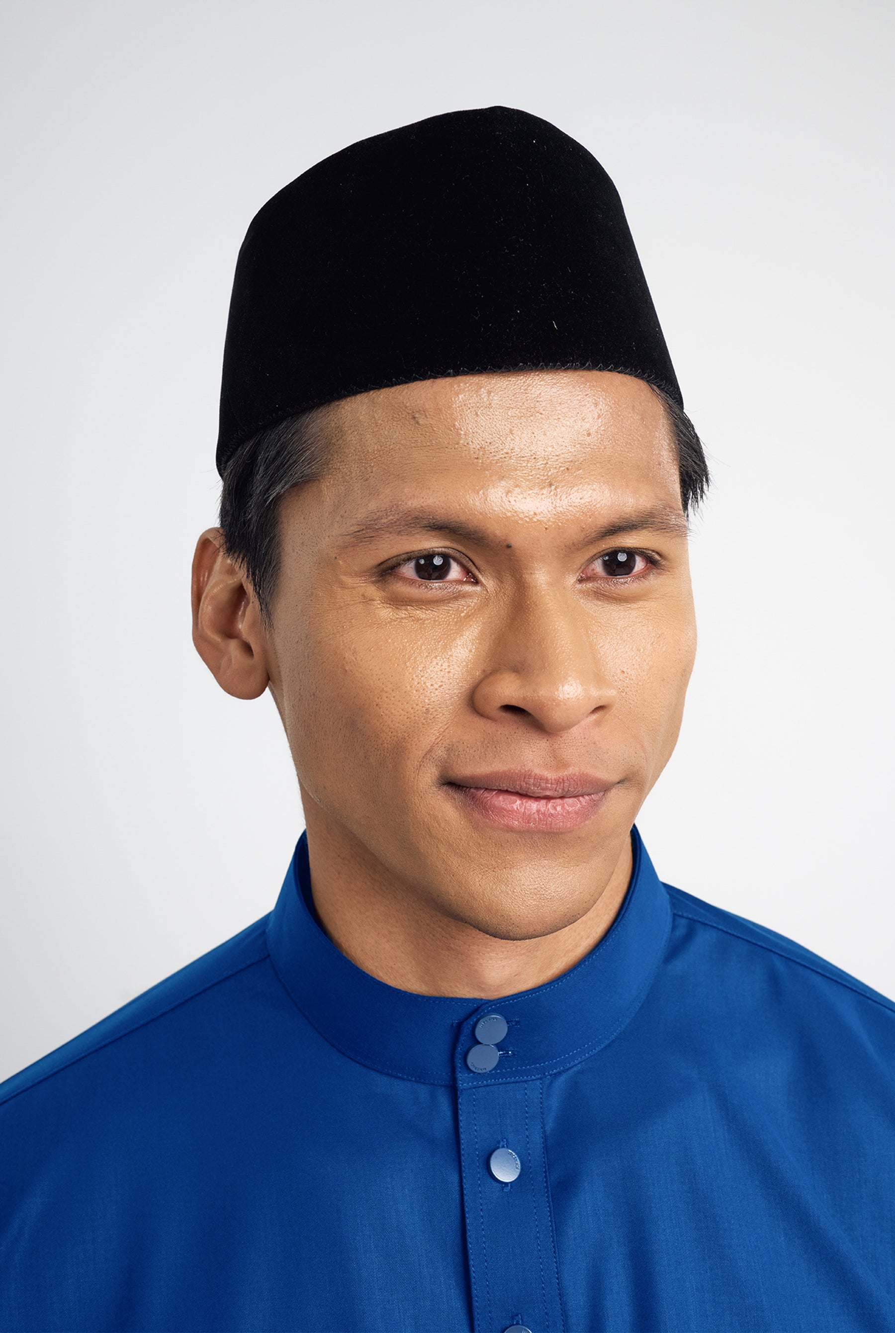 Patawali Classic Fit Baju Melayu Cekak Musang - Royal Blue