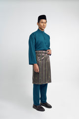 Patawali Classic Fit Baju Melayu Cekak Musang - Deep Teal