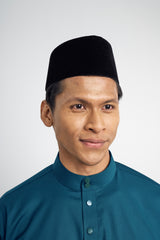 Patawali Classic Fit Baju Melayu Cekak Musang - Deep Teal