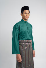 Patawali Classic Fit Baju Melayu Cekak Musang - Turquoise