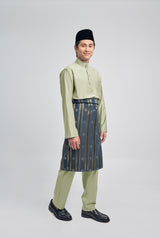 Patawali Classic Fit Baju Melayu Cekak Musang - Honeydew