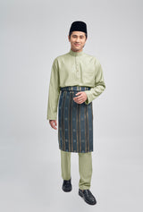 Patawali Classic Fit Baju Melayu Cekak Musang - Honeydew