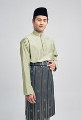 Patawali Classic Fit Baju Melayu Cekak Musang - Honeydew