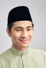 Patawali Classic Fit Baju Melayu Cekak Musang - Honeydew