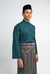Patawali Classic Fit Baju Melayu Cekak Musang - Deep Teal