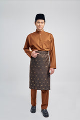 Patawali Classic Fit Baju Melayu Cekak Musang - Apricot