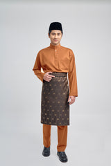 Patawali Classic Fit Baju Melayu Cekak Musang - Apricot