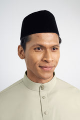 Patawali Classic Fit Baju Melayu Cekak Musang - Light Khaki