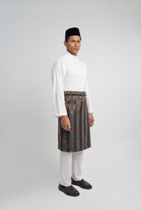 Patawali Classic Fit Baju Melayu Cekak Musang - Antique White
