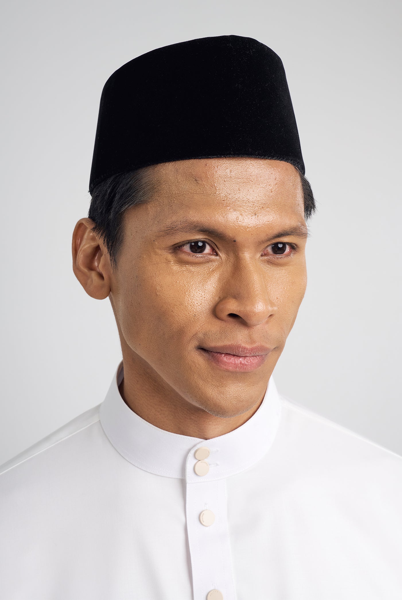 Patawali Classic Fit Baju Melayu Cekak Musang - Antique White