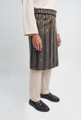 Patawali Classic Fit Baju Melayu Cekak Musang - Ecru Beige