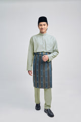 Patawali Classic Fit Baju Melayu Cekak Musang - Mint Green