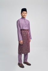Patawali Classic Fit Baju Melayu Cekak Musang - Dusty Lilac