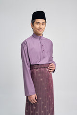 Patawali Classic Fit Baju Melayu Cekak Musang - Dusty Lilac