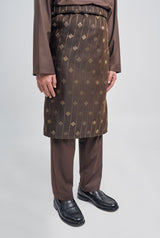 Patawali Classic Fit Baju Melayu Cekak Musang - Espresso