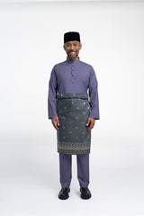 Patawali Modern Fit Baju Melayu Cekak Musang - Purple Yam