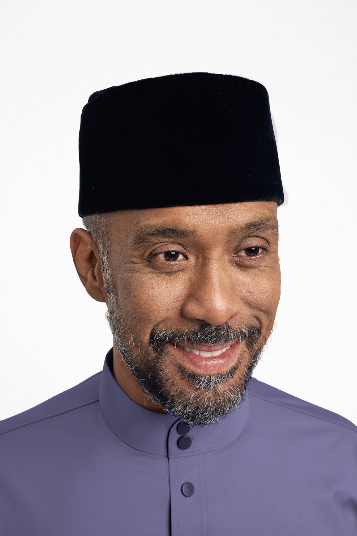 Patawali Modern Fit Baju Melayu Cekak Musang - Purple Yam