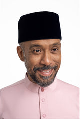 Patawali Modern Fit Baju Melayu Cekak Musang - Soft Pink