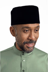 Patawali Modern Fit Baju Melayu Cekak Musang - Grass Green