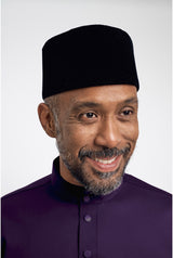 Patawali Modern Fit Baju Melayu Cekak Musang - Dark Indigo