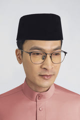 Patawali Modern Fit Baju Melayu Cekak Musang - Smokey Pink
