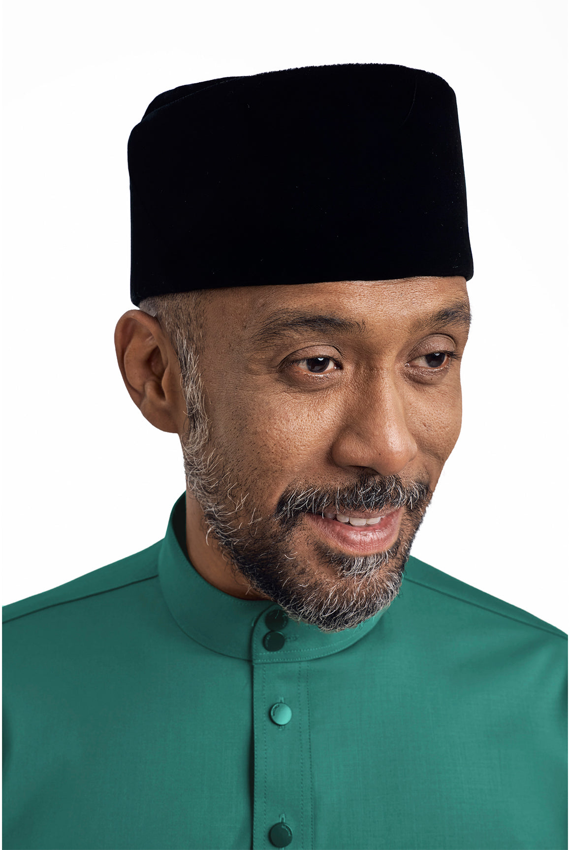 Patawali Modern Fit Baju Melayu Cekak Musang - Turquoise