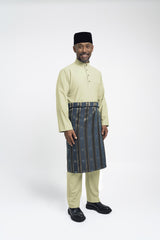 Patawali Modern Fit Baju Melayu Cekak Musang - Honeydew