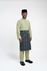 Patawali Modern Fit Baju Melayu Cekak Musang - Honeydew