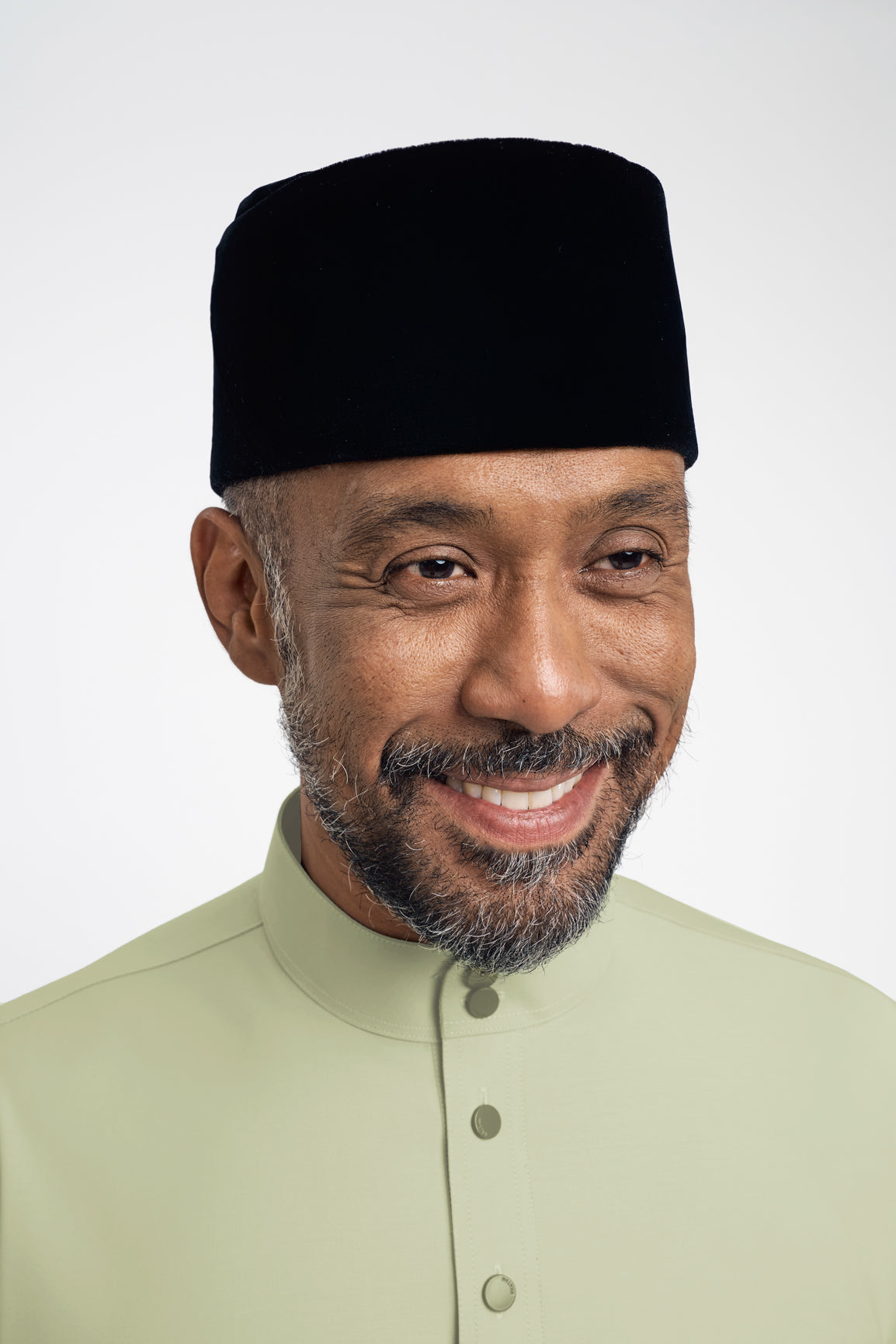 Patawali Modern Fit Baju Melayu Cekak Musang - Honeydew