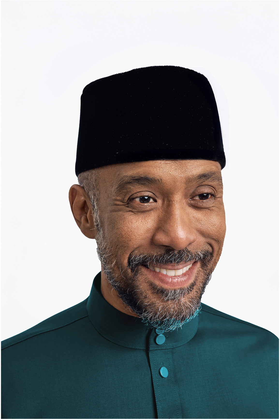 Patawali Modern Fit Baju Melayu Cekak Musang - Deep Teal