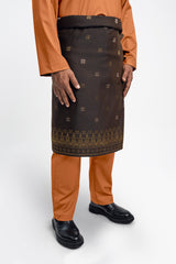 Patawali Modern Fit Baju Melayu Cekak Musang - Apricot