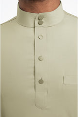 Patawali Modern Fit Baju Melayu Cekak Musang - Light Khaki