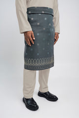 Patawali Modern Fit Baju Melayu Cekak Musang - Light Khaki