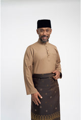 Patawali Modern Fit Baju Melayu Cekak Musang - Hazel Brown