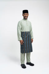 Patawali Modern Fit Baju Melayu Cekak Musang - Mint Green