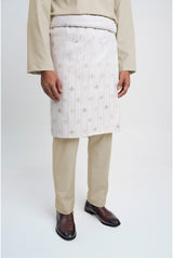 Patawali Modern Fit Baju Melayu Cekak Musang - Beige