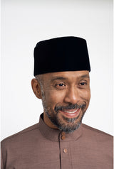 Patawali Modern Fit Baju Melayu Cekak Musang - Espresso