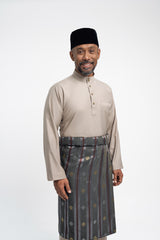 Patawali Modern Fit Baju Melayu Cekak Musang - Light Olive
