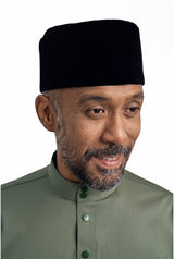 Patawali Modern Fit Baju Melayu Cekak Musang - Pickle Green