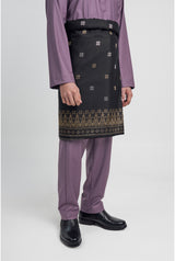 Patawali Modern Fit Baju Melayu Cekak Musang - Dusty Lilac