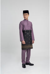 Patawali Modern Fit Baju Melayu Cekak Musang - Dusty Lilac