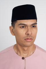 Patawali Classic Fit Baju Melayu Teluk Belanga - Soft Pink