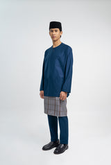 Patawali Classic Fit Baju Melayu Teluk Belanga - Royal Blue