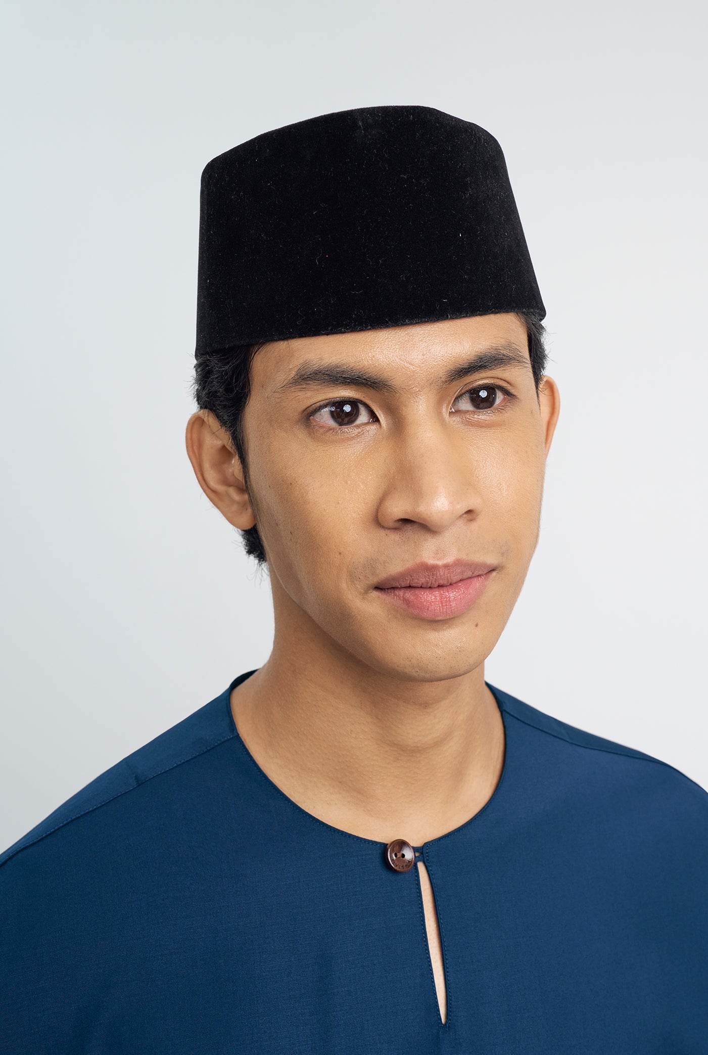 Patawali Classic Fit Baju Melayu Teluk Belanga - Royal Blue