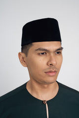 Patawali Classic Fit Baju Melayu Teluk Belanga - Deep Green