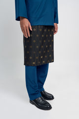 Patawali Classic Fit Baju Melayu Teluk Belanga - Deep Teal