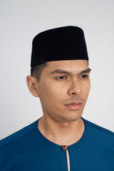 Patawali Classic Fit Baju Melayu Teluk Belanga - Deep Teal