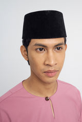 Patawali Classic Fit Baju Melayu Teluk Belanga - Pink Belacan