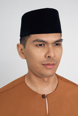 Patawali Classic Fit Baju Melayu Teluk Belanga - Apricot